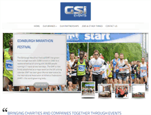 Tablet Screenshot of gsi-events.com